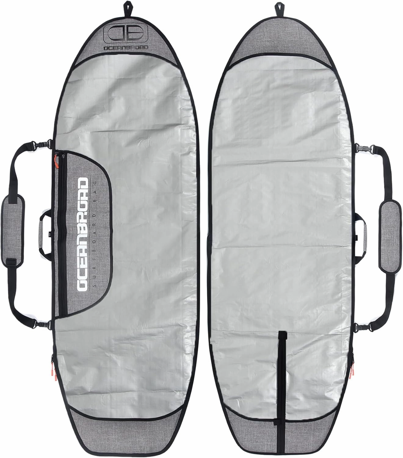 OCEANBROAD Surfboard Longboard Bag Day Bag Board Cover 5'0, 5'6, 6'0, 6'6, 7'0, 7'6, 8'0, 8'6, 9'0, 9'6, 10'0