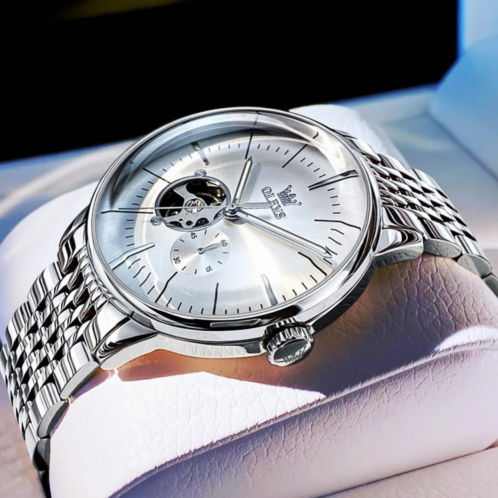 Original Mechanical Wristwatch for Men Top Luxury Hollow Out Automatic Men's Watches Chronograph Waterproof Man Watch
