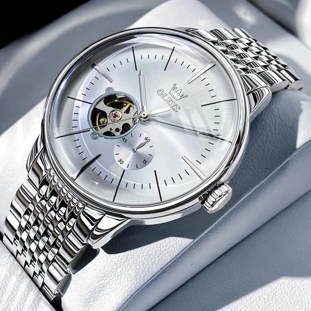 Original Mechanical Wristwatch for Men Top Luxury Hollow Out Automatic Men's Watches Chronograph Waterproof Man Watch