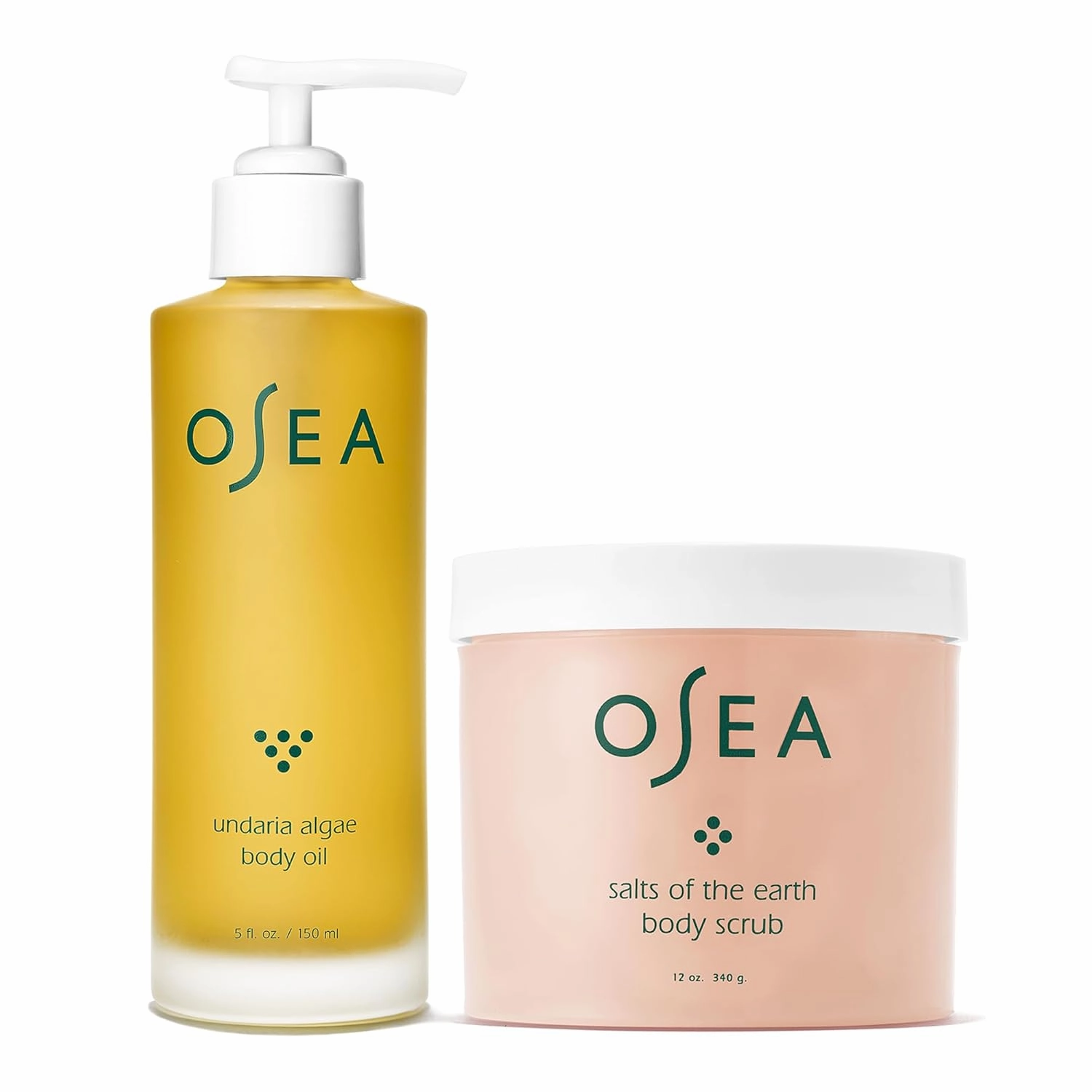 OSEA Body Glow Duo - Undaria Algae™ Body Oil & Salts of Earth Body Scrub
