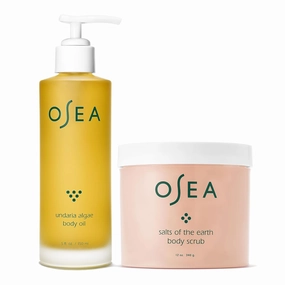 OSEA Body Glow Duo - Undaria Algae™ Body Oil & Salts of Earth Body Scrub