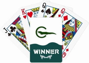 Outline Fish Attack Body Winner Poker Playing Card Classic Game