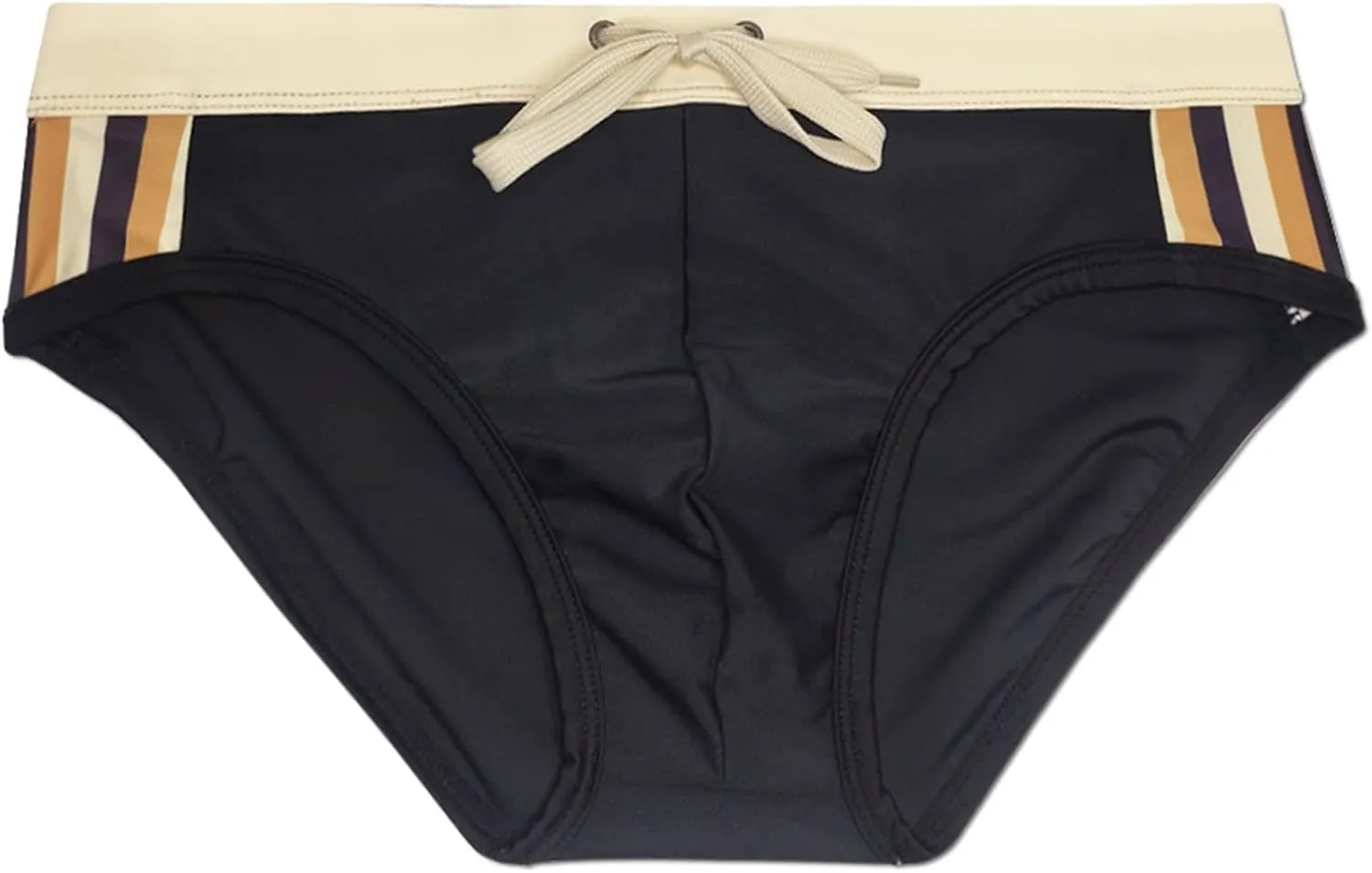 Panegy Mens Basic Classic Swim Briefs Padded Bikini Swimwear Triangle Swimsuit Bikini Bottoms Low Rise S-XXL