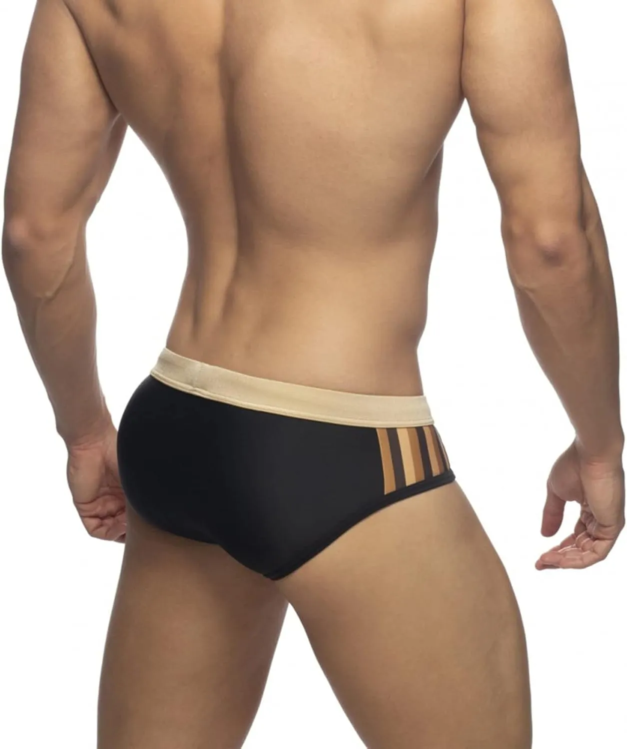 Panegy Mens Basic Classic Swim Briefs Padded Bikini Swimwear Triangle Swimsuit Bikini Bottoms Low Rise S-XXL