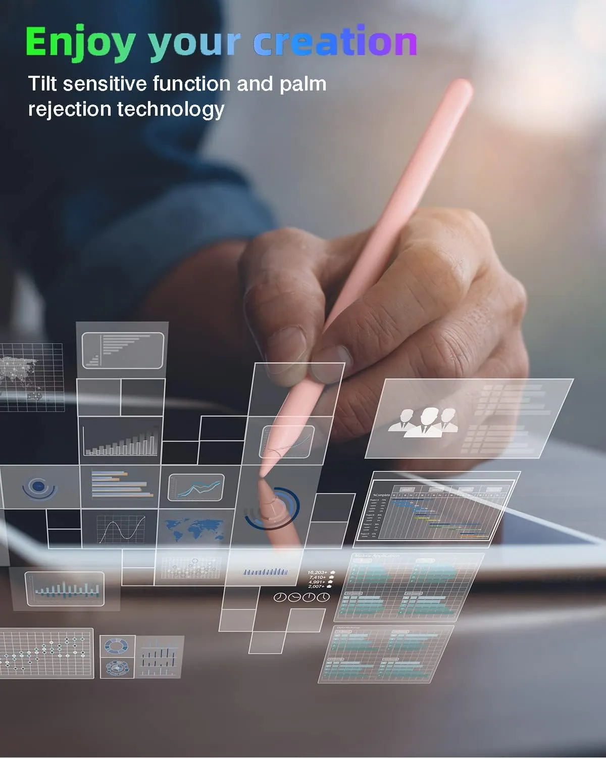 Pencil 2nd Generation with Magnetic Wireless Charging, Same as Pencil 2nd Generation