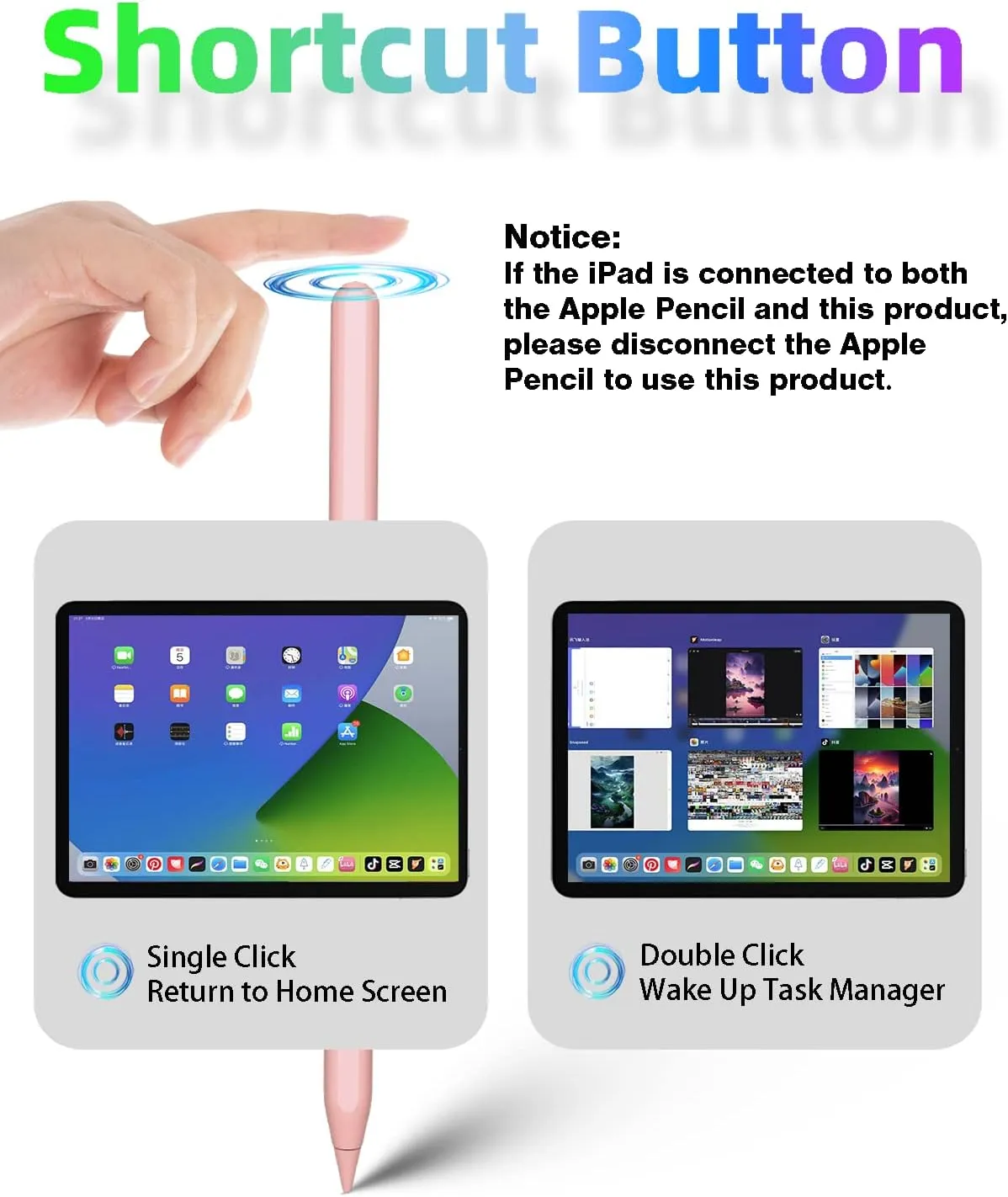Pencil 2nd Generation with Magnetic Wireless Charging, Same as Pencil 2nd Generation