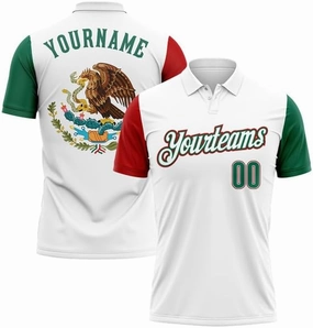 Personalized Name,Custom Jersey, Polo Sport, Pink White 3D Pattern Design Tropical Palm Leaves Performance