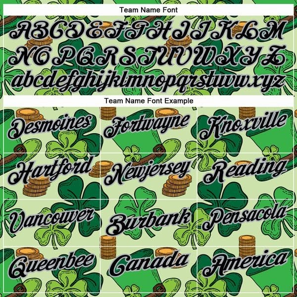 Personalized Name, Short Sleeve Shirt, Polo Sport, Navy Bay Orange-Green 3D St. Patrick's Day Polo