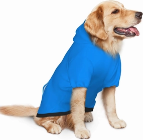 Pet Dog & Cat Hoodie, Basic Pet Clothes Hoodie Sweater with Hat, Color Blue Pet Hoodie, Multi-Color Soft and Warm Cute Casual Hoodie Sweatshirt for Medium Large Dogs, XXL
