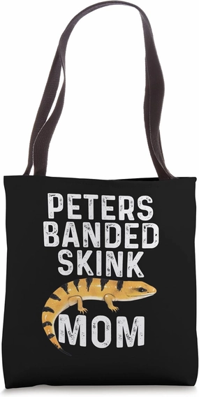 Pet Peter's Banded Mom Skink Lizard Reptile Keeper Graphic Tote Bag