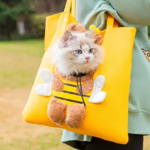 PetPouch - Cute Linen Pet Bag