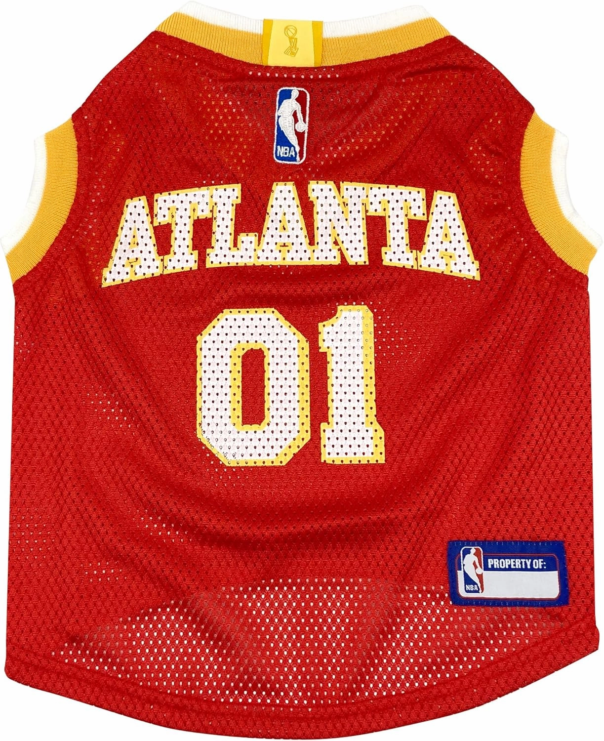 Pets First NBA Atlanta Hawks Dog Jersey, Large - Tank Top Basketball Pet Jersey