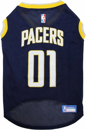 Pets First NBA INDIANA PACERS DOG Jersey, Large - Tank Top Basketball Pet Jersey