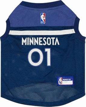 Pets First NBA Minnesota Timberwolves Dog Jersey, X-Large - Tank Top Basketball Pet Jersey