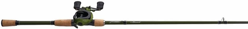 Pflueger Monarch Low Profile Baitcast Reel and Fishing Rod Combo