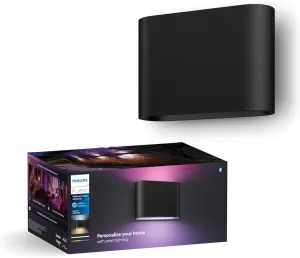 Philips Hue Dymera Smart Indoor and Outdoor Wall Light - Two Individually Controllable Beams of Light - Secure Connection, Control from Anywhere - 16 Million Colors - Outdoor Use Requires Hue Bridge
