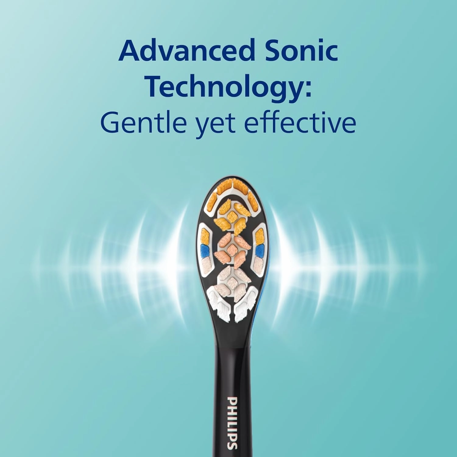 Philips Sonicare DiamondClean Smart 9700 Electric Toothbrush, Sonic Toothbrush with App, Pressure Sensor, Brush Head Detection, 5 Brushing Modes and 3 Intensity Levels, Lunar Blue, Model HX9957/71