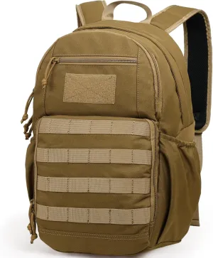 Pickleball Bag, Tactical Pickleball Backpack for Women and Men, 25L Molle Pickle Ball Equipment Bag with Fence Hook Fits 5 Pickle Ball Paddles & Pickleballs Accessories, Bags Only
