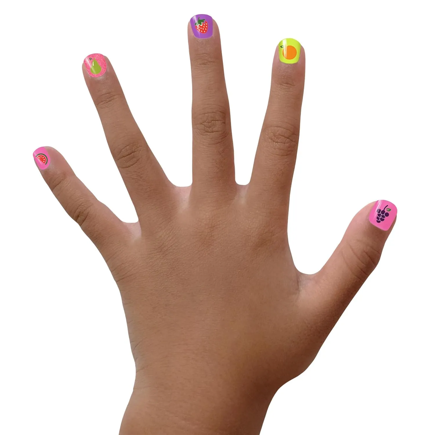Piggy Paint | 100% Non-Toxic Girls Nail Polish | Safe, Cruelty-free, Vegan, & Low Odor for Kids | Cutie Fruity (4 Polish   Nail Art Gift Set)