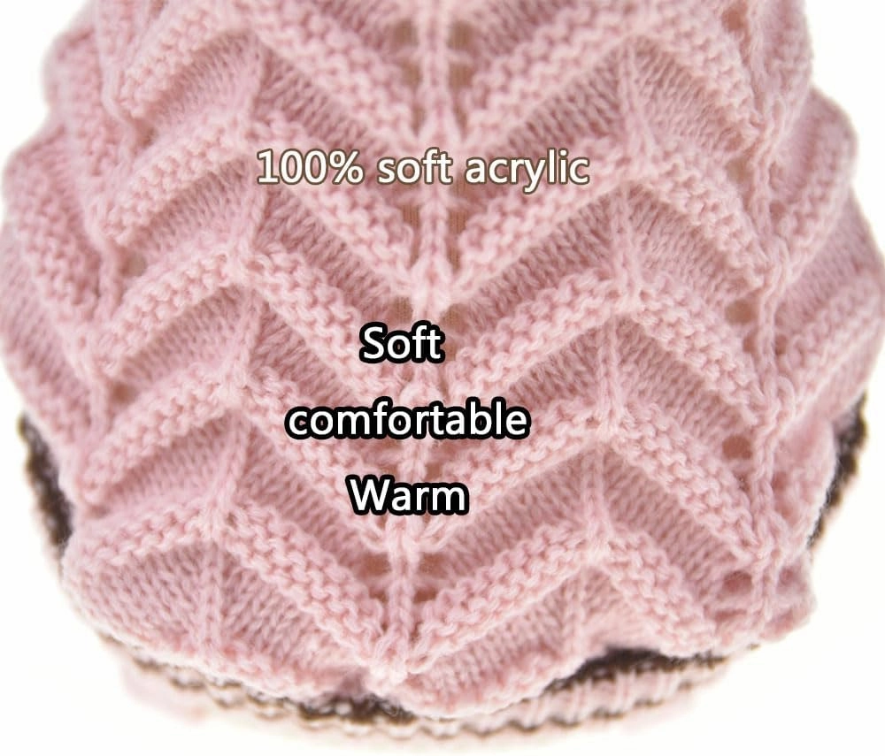 Pink Small Dog Sweaters Winter Warm Dog Shirt Knitted Clothes for Dachshund Bulldog Corgi (XS, Pink)