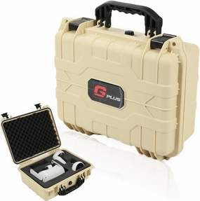PIT66 Graded Card Storage Box 16.9*13.5*7in, Trading Card Storage Box, Compatible With BGS PSA SGC FGS Graded Sports Trading Cards More than 40pcs, Impact Absorbing Foam Slots, Includes Padlock, Beige