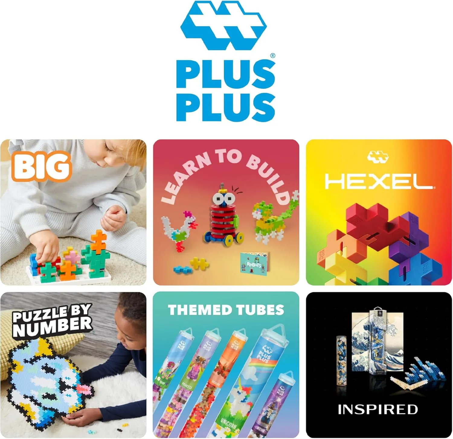 PLUS PLUS 240 Piece Interlocking Building Blocks for Kids, Open Ended Connecting Toys, STEM Bin Classroom Mini Manipulatives - Pearl Mix Play Tube
