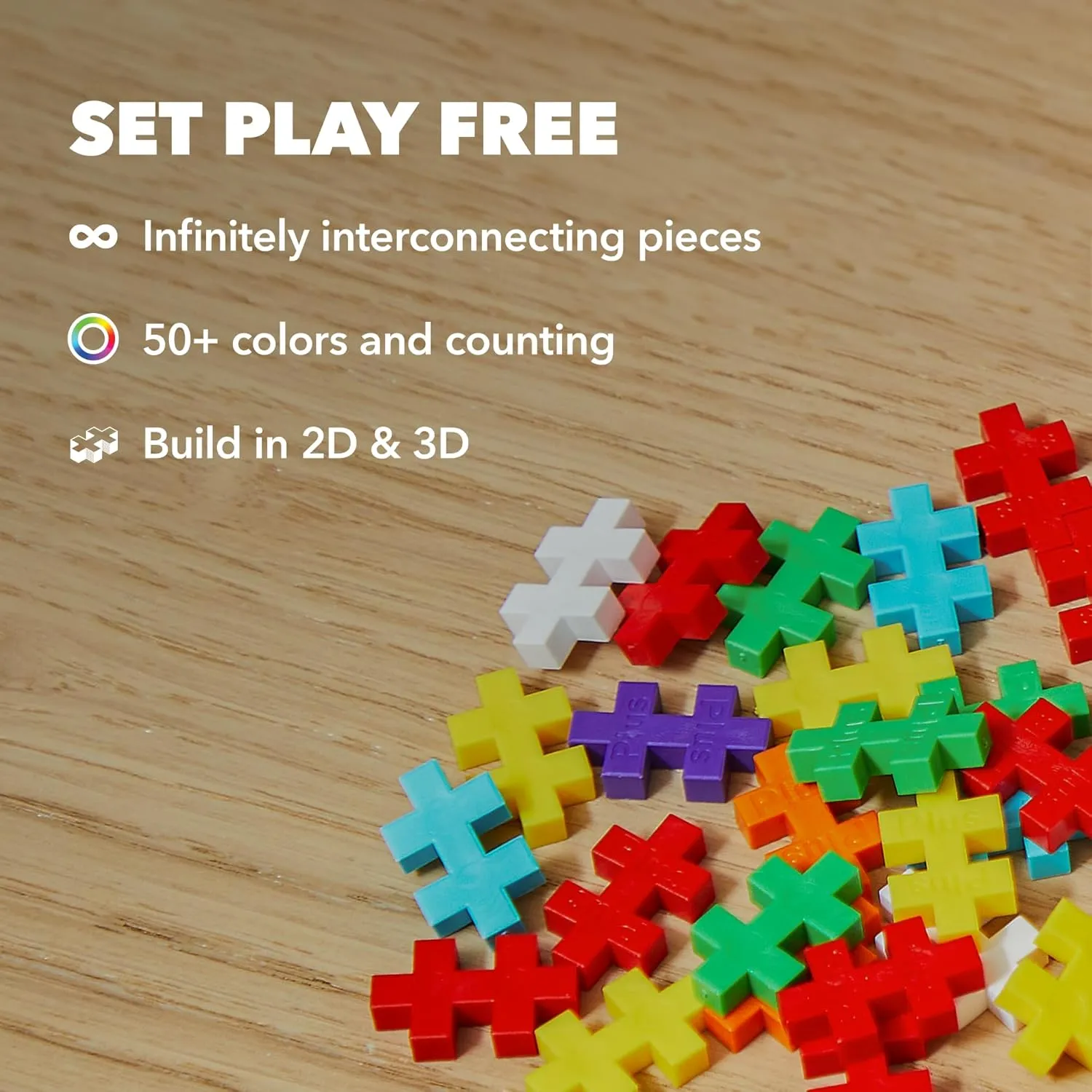 PLUS PLUS Learn to Build Set, Interlocking Mini Building Blocks, 3D Puzzle Construction Stem Toy for Kids - Creatures, 240 Pieces