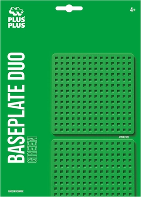 PLUS PLUS 12 x 12 cm Base Plate Duo Pack for Construction Design