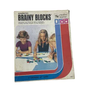 Preowned Vintage 1970s Brainy Blocks Colorful Educational Shapes Teaching
