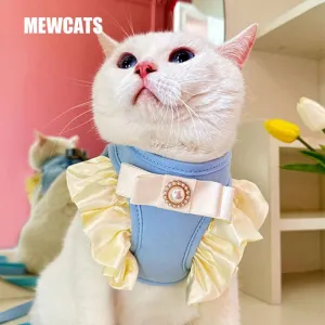 Princess Cute Cat Leash Carrier Harness