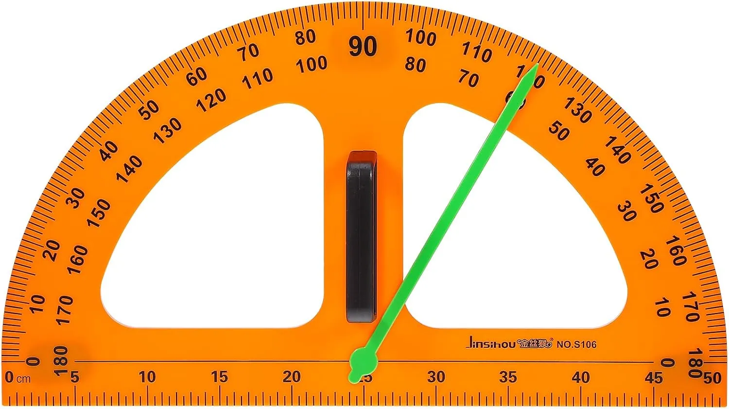 Protractor Tool Plastic Math Protractors Math Classroom Teaching Protractor Magnetic Teacher Blackboard Drawing Tool for Dry Erase Board Classroom Supply