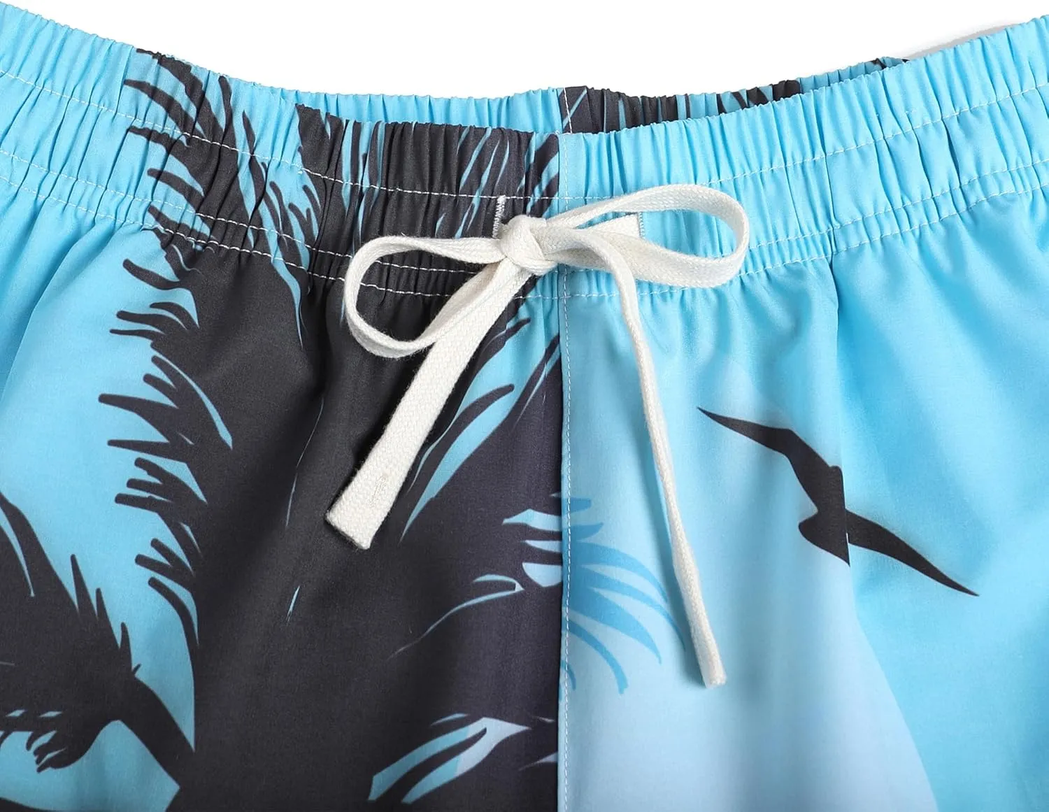 Pullonsy Men's Swim Trunks Quick Dry Board Shorts with Zip Pockets Beach Swimwear Bathing Suits