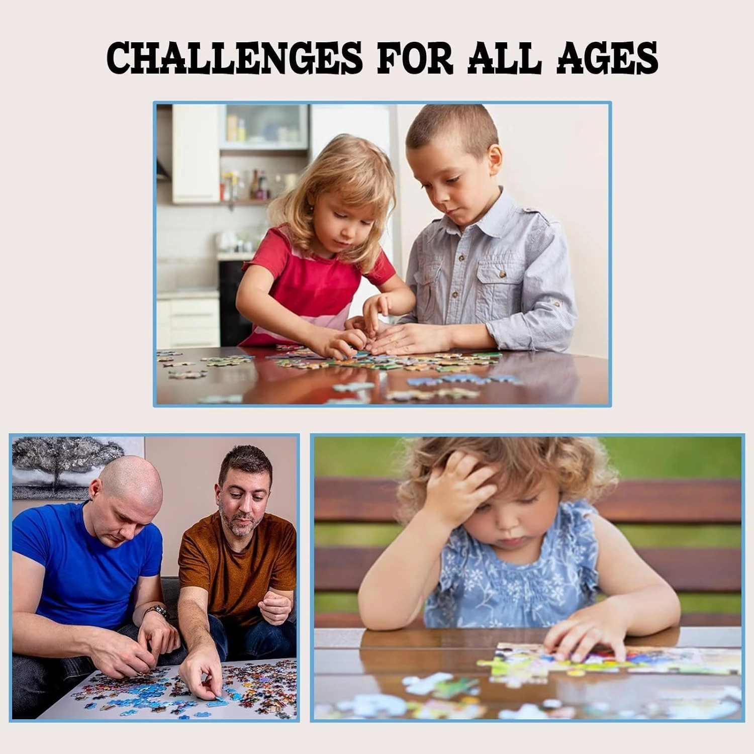 Puzzles for Adults 1000 Pieces,Wooden Puzzles,Firefighters and Flags Puzzle-Large Family Fun Puzzles-Challenging and Fun Activity-Christmas Decorations Or Gifts for Women