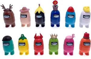 PVC Action Figures Model Toys Computer Desktop Dolls Gifts Set Kids Toy (12Pcs-B)