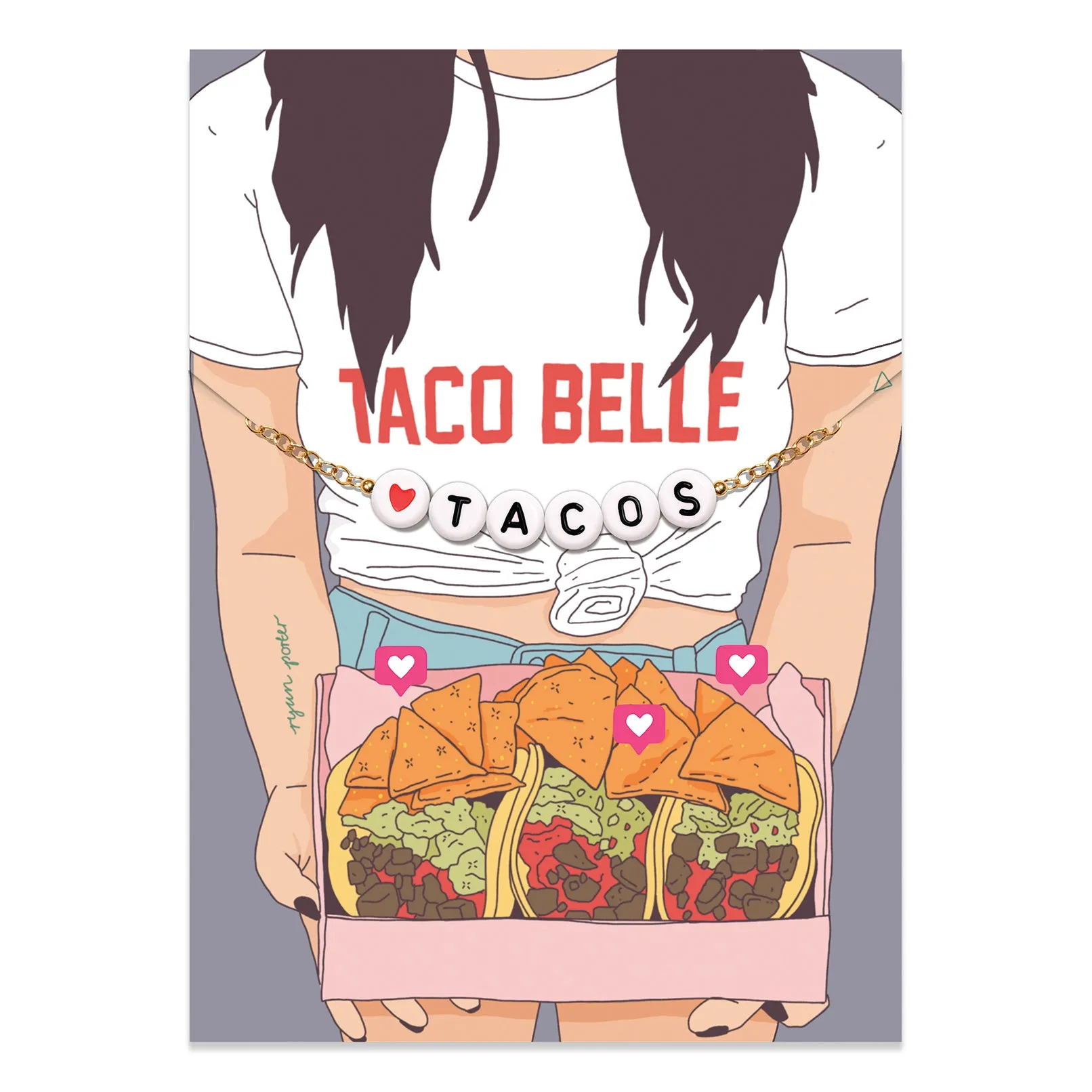 "❤️TACOS" Alphabet Bracelet