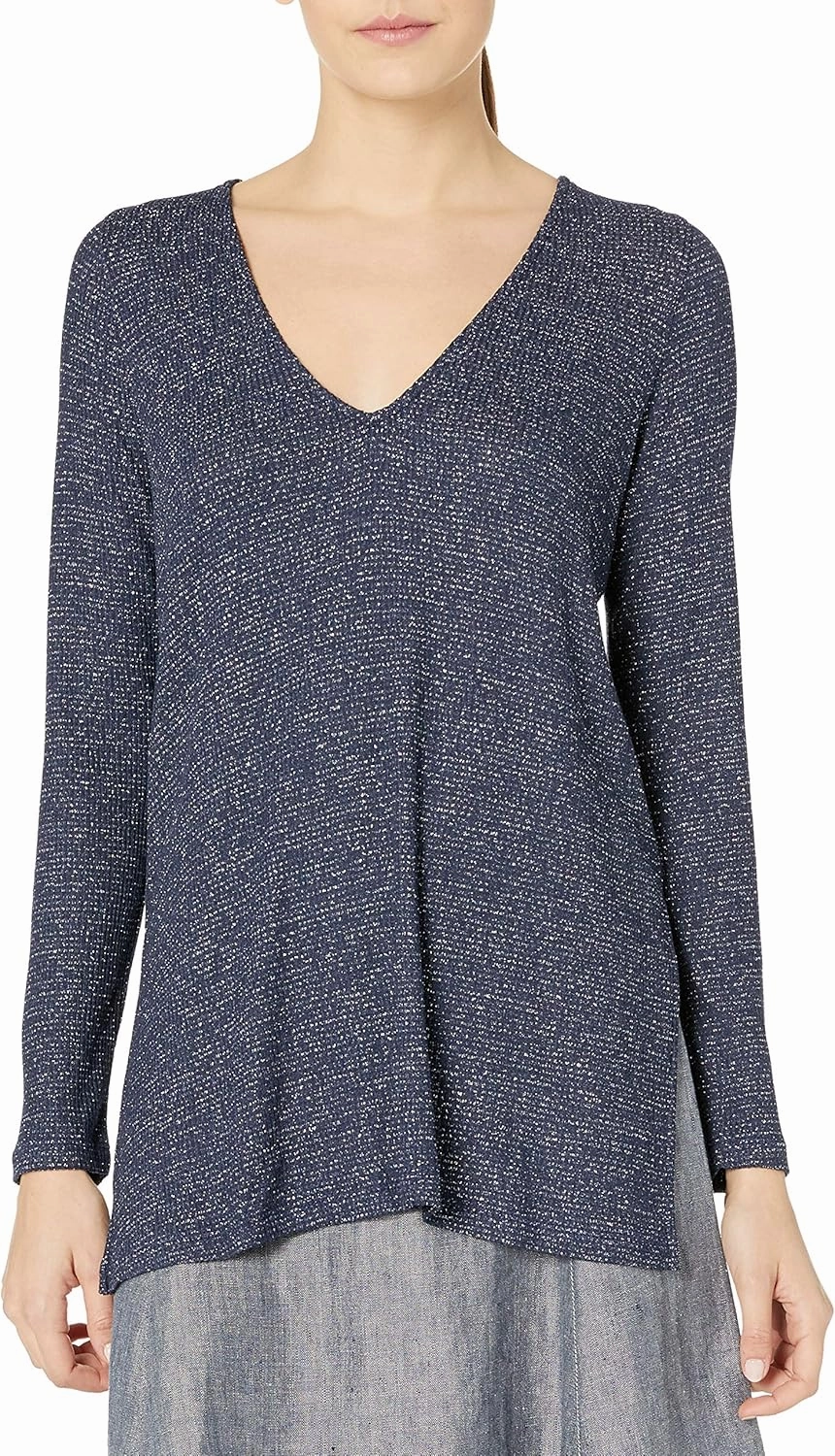 Rachel Pally Women's Metallic Rib Haven Top