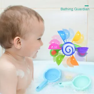 Rainbow Windmill Baby Bath Toy – Fun Water Play for Toddlers