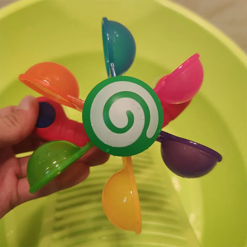 Rainbow Windmill Baby Bath Toy – Fun Water Play for Toddlers