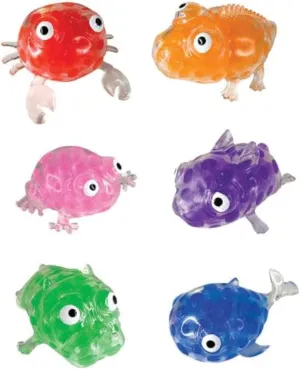 Raymond Geddes Lil Critters Boba Toys - 24 Colorful Animal Toys Per Pack - Fun Squeeze and Squishy Toys for Kids