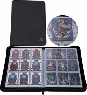 Rayvol Card Binder for 35PT Sports Cards, 9 Pocket Fit 360 Cards, Ringless Trading Card Album - Includes 40 Clear Pages for TCG Cards