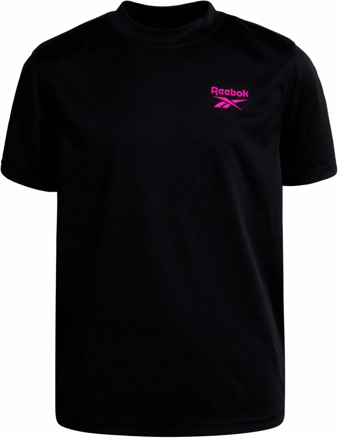 Reebok Boys Swim Shirt - 2 Pack Short Sleeve Rash Guard for Boys UPF 50  Quick Dry Kids Swimwear Sun Shirt for Summer