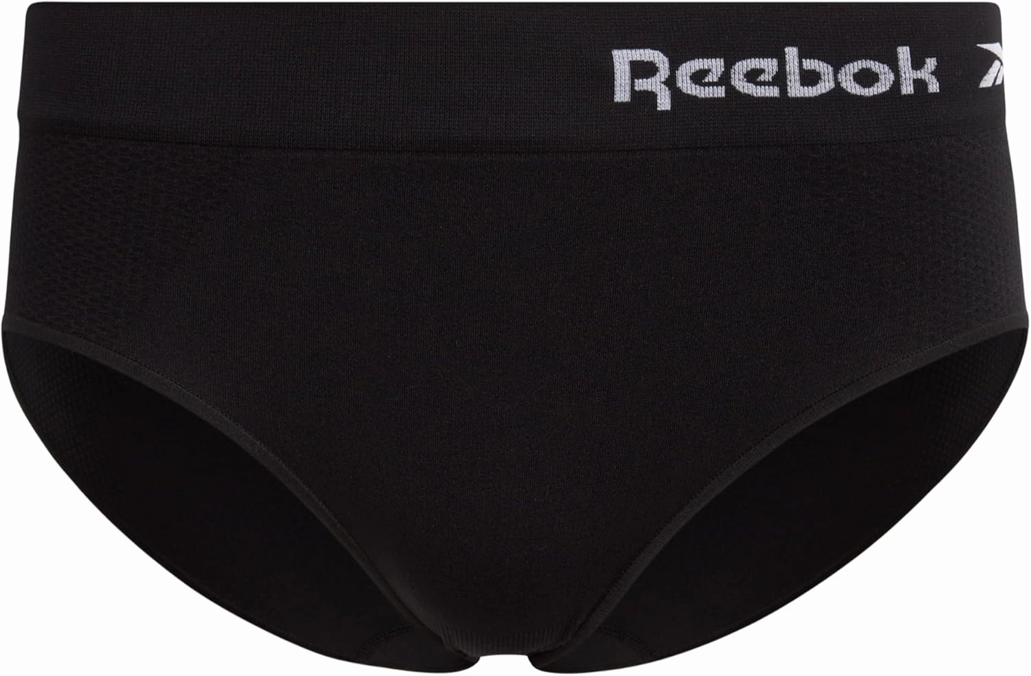 Reebok Hipster Panties for Women - 3 Pack Stretch Performance Seamless Underwear with Relaxed Tagless Waist (S-XL)