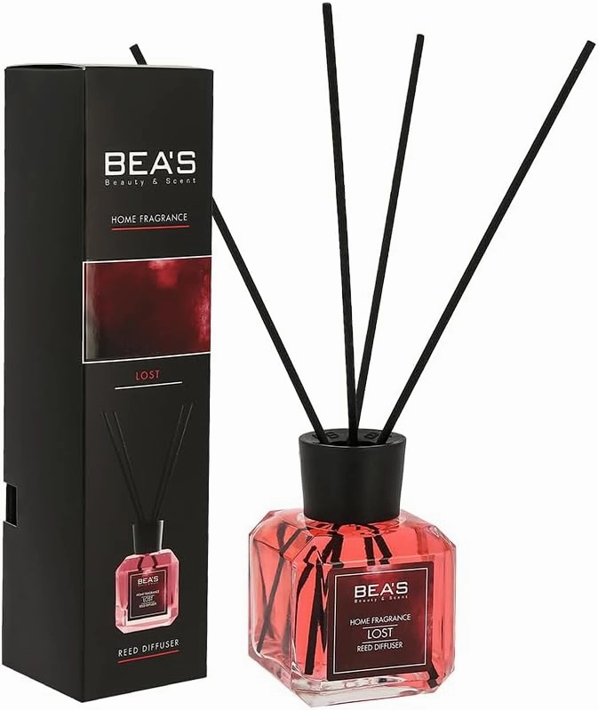 Reed Diffuser with Sticks, Lost, 4.05 Fl Oz (120 ml), Long Lasting Home Fragrance, Aromatherapy Oil Diffuser, Refreshing Air, Gift for Home and Office Shelf Decor, 1 Pack