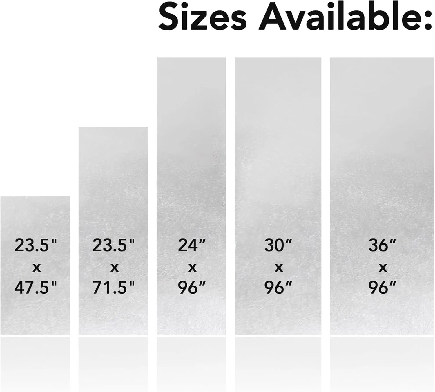 RESILIA Work Bench Mat - 23.5" X 47.5", Scratch-Resistant PVC Mats - Protect Your Workbench, Table, or Tool Station from Painting, Woodworking, Crafting, Building, & More, Clear, Made in The USA