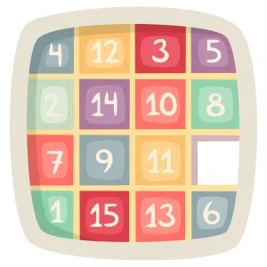 Retro Toys, Number Blocks Fabric Panel