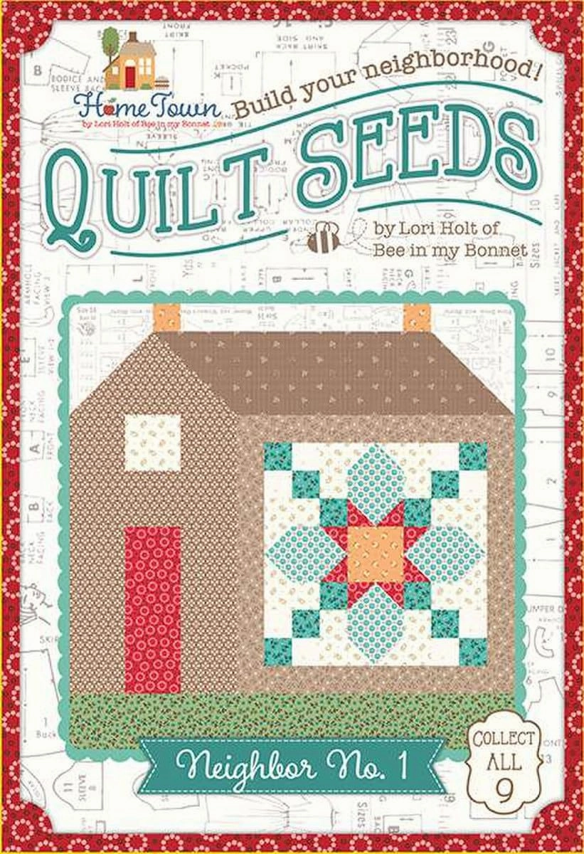 Riley Blake Bundled Quilt Seeds Patterns of Different Collections by Lori Holt of Bee in My Bonnet, Inspiring Designs for Beautiful Quilts (Home Town 9 Quilt Seeds Bundle)