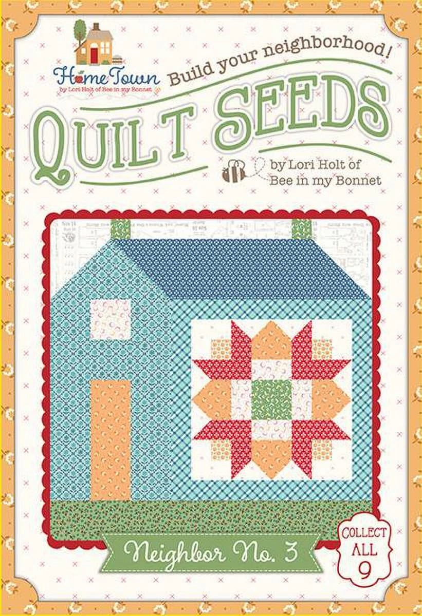Riley Blake Bundled Quilt Seeds Patterns of Different Collections by Lori Holt of Bee in My Bonnet, Inspiring Designs for Beautiful Quilts (Home Town 9 Quilt Seeds Bundle)