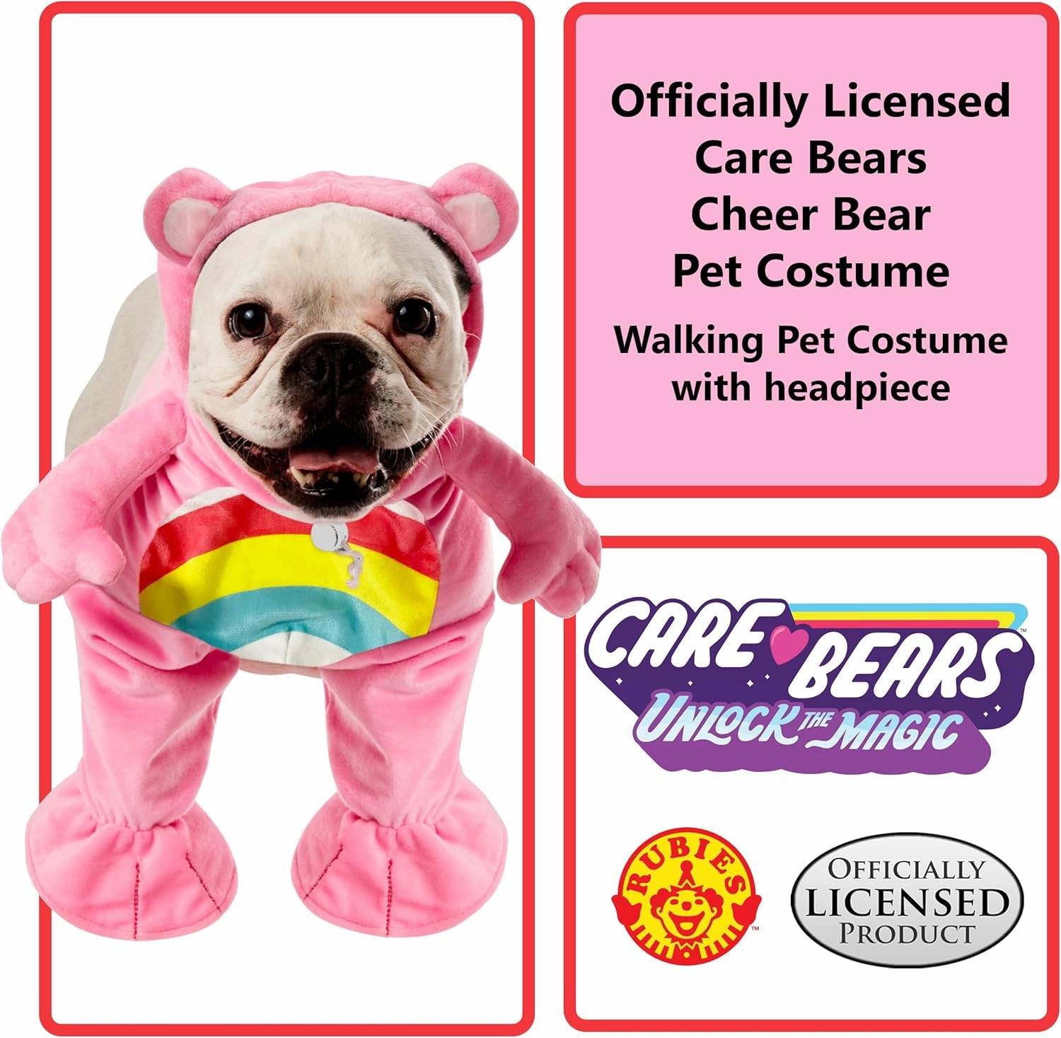 Rubie's Care Bears Cheer Bear Pet Costume, Medium