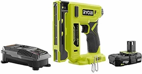 RYOBI P317-P163 18-Volt ONE  Cordless Compression Drive 3/8 in. Crown Stapler Kit with 2.0 Ah Battery and Charger