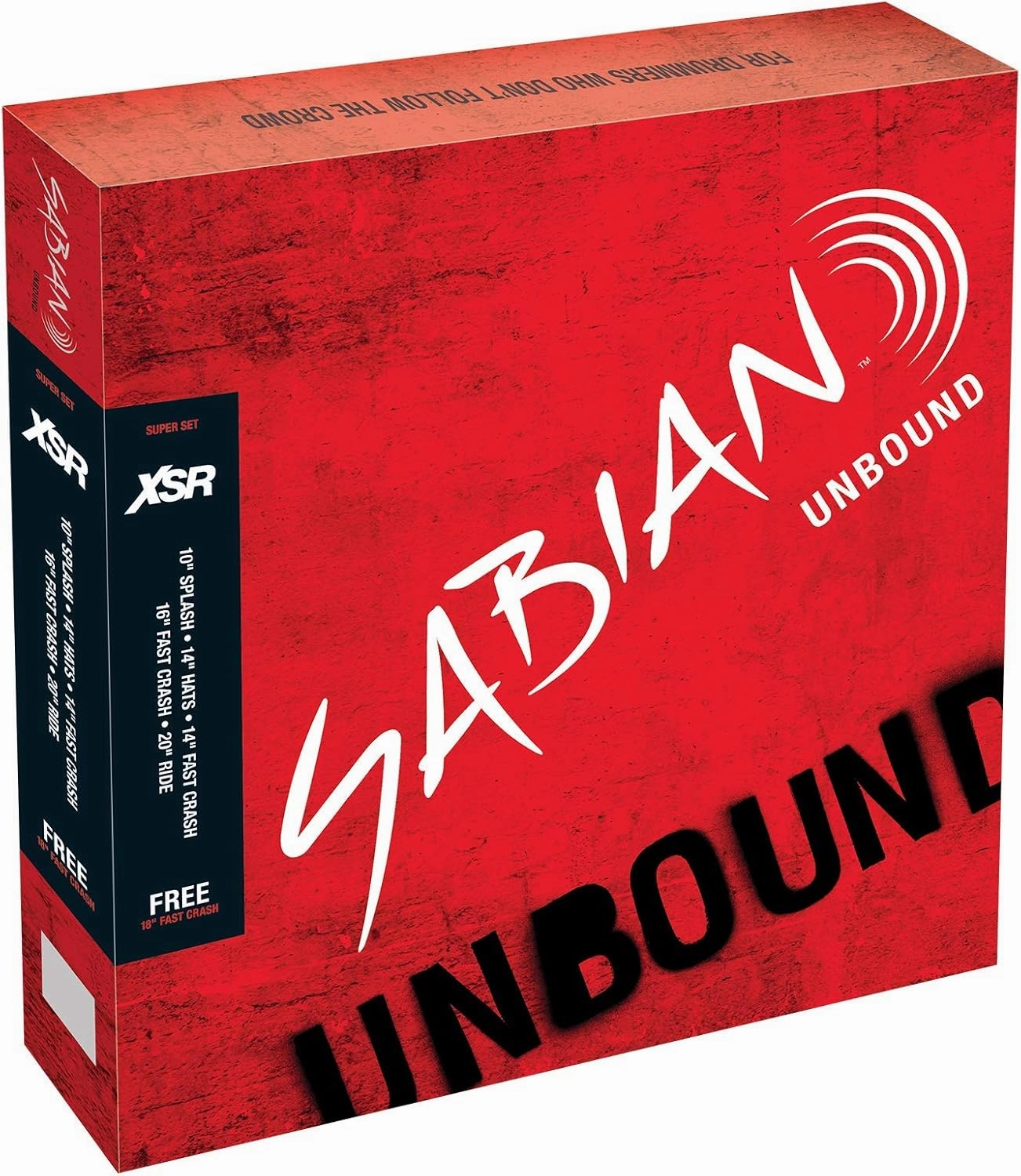SABIAN XSR Super Set w/10" & 18" -